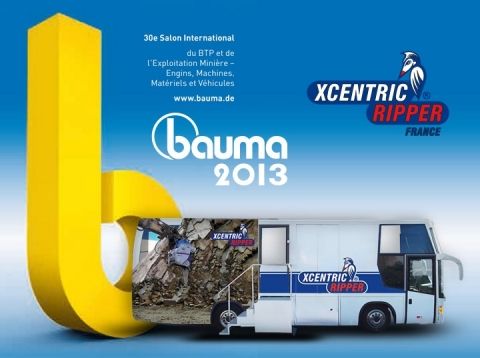 XCentric Ripper France au salon BAUMA 2013